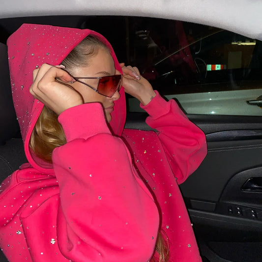 Hoodie Brillo Cósmico-💎"El brillo que te hace único"